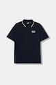 EA7 Emporio Armani polo dziecięce z elastanem granatowy 7B000023.AF12901