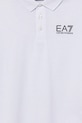 Chlapec Detská bavlnená polokošeľa EA7 Emporio Armani 7B000022.AF10378 biela