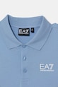 Băieți EA7 Emporio Armani polo pentru copii din bumbac 7B000022.AF10378 albastru