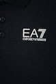 Chłopiec EA7 Emporio Armani polo bawełniane dziecięce 7B000022.AF10378 granatowy