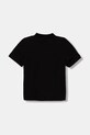 EA7 Emporio Armani polo bawełniane dziecięce 7B000022.AF10378 czarny AW25