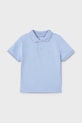 Pamučna polo majica Mayoral pamuk plava 102.3F.Baby.PPYA
