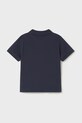 Mayoral polo bawełniane dziecięce 102.3F.Baby.PPYA czarny SS25