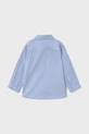 Бавовняна сорочка для немовля Mayoral 124.3B.Baby.PPYA блакитний SS25