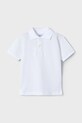Mayoral polo bawełniane dziecięce bawełna biały 150.5E.Mini.PPYA