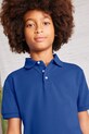 Mayoral polo bawełniane dziecięce bawełna niebieski 890.7C.Junior.PPYA