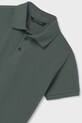 Chłopiec Mayoral polo bawełniane dziecięce 890.7C.Junior.PPYA zielony