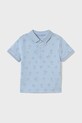 Дитяче поло Mayoral з еластаном блакитний 1109.3F.Baby.PPYA