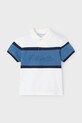 Παιδικά βαμβακερά μπλουζάκια πόλο Mayoral 3103.5B.Mini.PPYA μπλε SS25