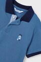 Хлопчик Дитяче бавовняне поло Mayoral 3106.5D.Mini.PPYA блакитний