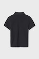 Дитяче бавовняне поло Mayoral 6128.7B.Junior.PPYA чорний SS25