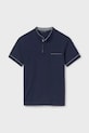 Mayoral polo bawełniane dziecięce 6131.7C.Junior.PPYA granatowy SS25