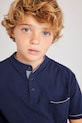 Mayoral polo bawełniane dziecięce 6131.7C.Junior.PPYA granatowy