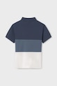 CHLAPEC Dětská bavlněná polokošile Mayoral 6132.7D.Junior.PPYA modrá