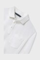 Chłopiec Mayoral longsleeve bawełniany dziecięcy 6135.7B.Junior.PPYA biały