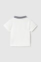 Mayoral Newborn tricouri polo din bumbac pentru bebeluși 190.1L.Newborn.PPYH alb SS25