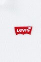 Levi's polo in lana bambino/a BACK NECK TAPE POLO 9EA893 bianco