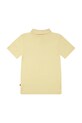 Дитяче бавовняне поло Levi's BACK NECK TAPE POLO 9EA893 жовтий AA00