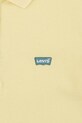 Chłopiec Levi's polo bawełniane dziecięce BACK NECK TAPE POLO 9EA893 żółty