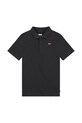Дитяче бавовняне поло Levi's BACK NECK TAPE POLO 9EA893 чорний AA00