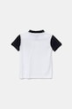 Guess polo bawełniane dziecięce N5GP02.KADZ4.PPYA biały SS25