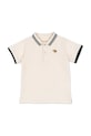 Dětská bavlněná polokošile Konges Sløjd FLORIAN POLO SHIRT GOTS KS102412 béžová SS25