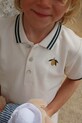 Dětská bavlněná polokošile Konges Sløjd FLORIAN POLO SHIRT GOTS KS102412