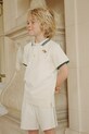 Dětská bavlněná polokošile Konges Sløjd FLORIAN POLO SHIRT GOTS KS102412