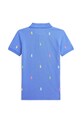 Дитяче бавовняне поло Polo Ralph Lauren 322882605008 блакитний SS25
