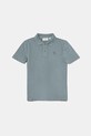 Дитяче поло Calvin Klein Jeans з еластаном бірюзовий IB0IB02486.PPYA