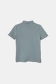 Дитяче поло Calvin Klein Jeans IB0IB02486.PPYA бірюзовий SS25
