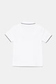Băieți BOSS tricouri polo din bumbac pentru bebeluși J05P13 alb