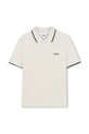 Pamučna polo majica BOSS pamuk bež J52011.114.150