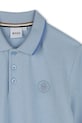 Dečki Otroški bombažen polo BOSS J52012.102.108 modra