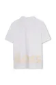 BOSS polo in lana bambino/a J52014.102.108 bianco SS25