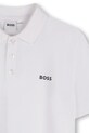 Băieți BOSS tricouri polo din bumbac pentru copii J52014.162.174 alb