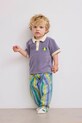 Bobo Choses polo niemowlęce Happy Dog pozostałe niebieski 125AB016