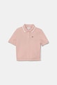 Дитяче поло Lacoste інші помаранчевий PJ8439