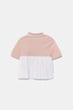 Lacoste tricou polo copii PJ8439 portocaliu SS25