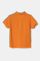 Παιδικά βαμβακερά μπλουζάκια πόλο United Colors of Benetton 3089G3008.P.Season.PPYA πορτοκαλί SS25