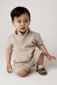 Donsje gyerek pamut póló Wouti Shirt Groom 4098701.98.128 bézs