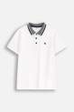 Coccodrillo polo con colletto bianco WC5143602EJB