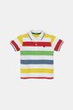 United Colors of Benetton tricouri polo din bumbac pentru copii fixat alb 39QAG300V.P.Seasonal