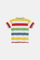 United Colors of Benetton tricouri polo din bumbac pentru copii 39QAG300V.P.Seasonal alb SS25