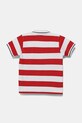 Otroški bombažen polo United Colors of Benetton 39QAG300V.P.Seasonal rdeča SS25