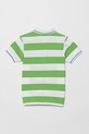 United Colors of Benetton gyerek pamut póló 39QAG300V.P.Seasonal zöld SS25