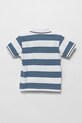 Otroški bombažen polo United Colors of Benetton 39QAG300V.P.Seasonal modra SS25