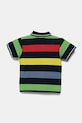 Детское хлопковое поло United Colors of Benetton 39QAG300V.P.Seasonal голубой SS25