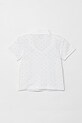 Detská bavlnená polokošeľa United Colors of Benetton 3H35G300X.P.Seasonal biela SS25