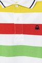 Chlapec Detská bavlnená polokošeľa United Colors of Benetton 39QAC301T.G.Seasonal biela